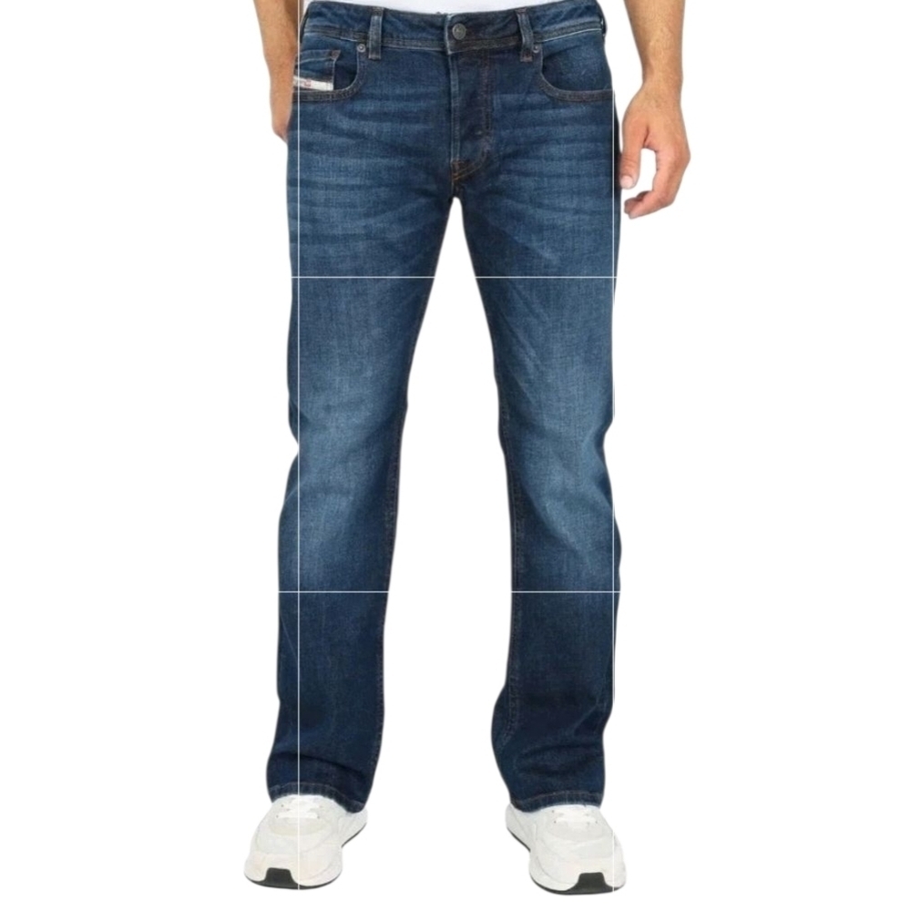 Diesel Mens Zatiny Regular Fit Bootcut Stretch Jeans Size 40 X 30  0088Z